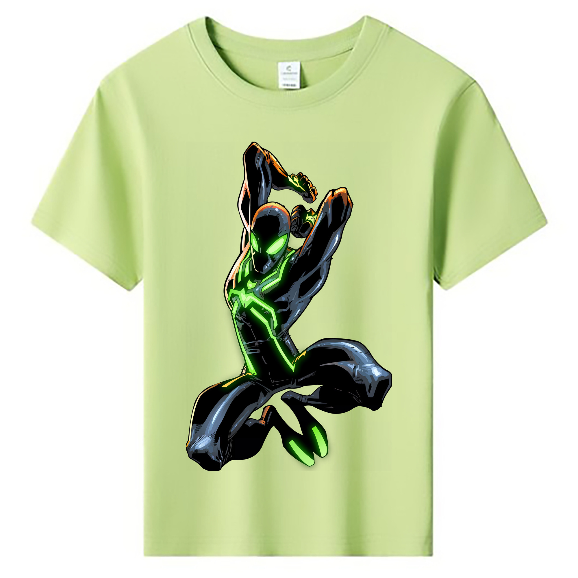（画像用） Spider Man スパイダーマン 綿100％キッズTシャツ（フロントプリント）